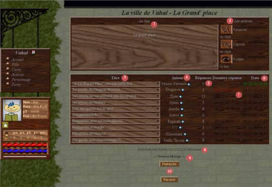 Capture d'écran de la Grand'Place Capture d'écran de la Grand'Place